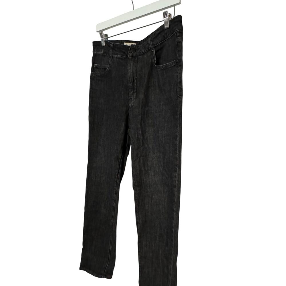 Pilcro Women’s Size 30 Black High Rise Slim Straight Leg Jeans - Picture 4 of 11